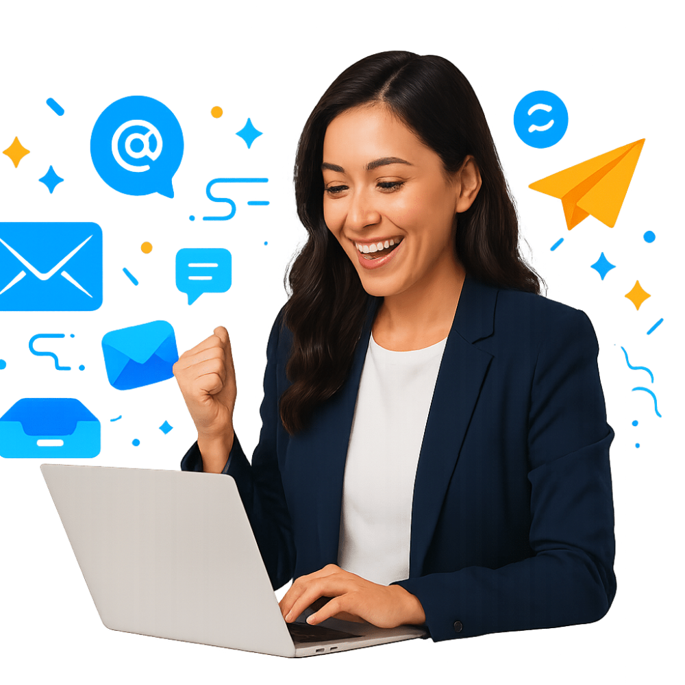 Adelaide AI email chatbot replying to a customer message, booking a time and sending a confirmation.